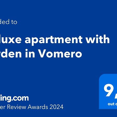 Deluxe Apartment With Garden In Vomero Napoli Bagian luar foto